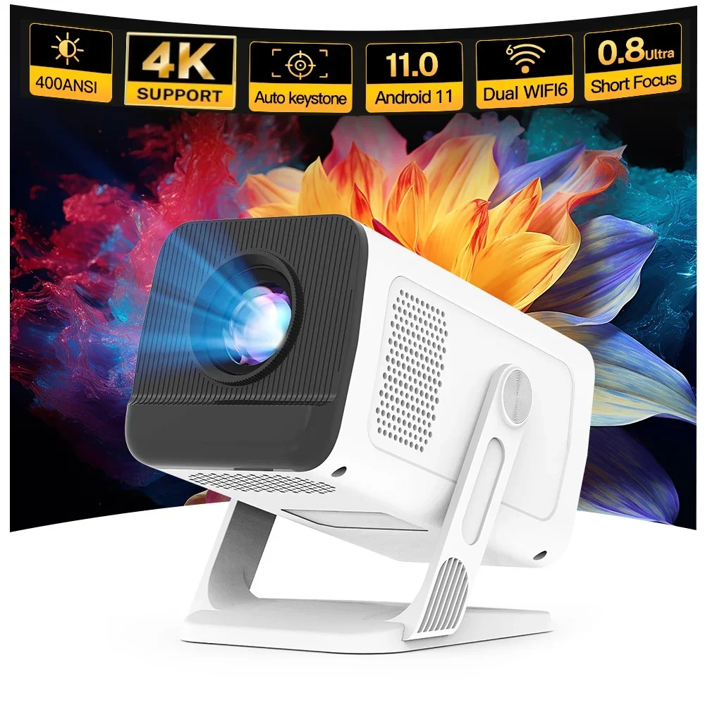 Electronics Gadgets For Home - Mini Projector with Wifi6 and BT5.4