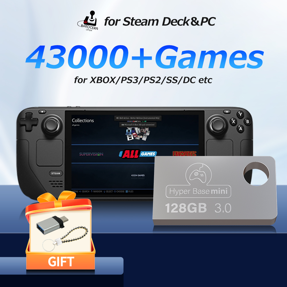 Mini Pc Windows - Batocera 128G USB 3.0 Game Disk