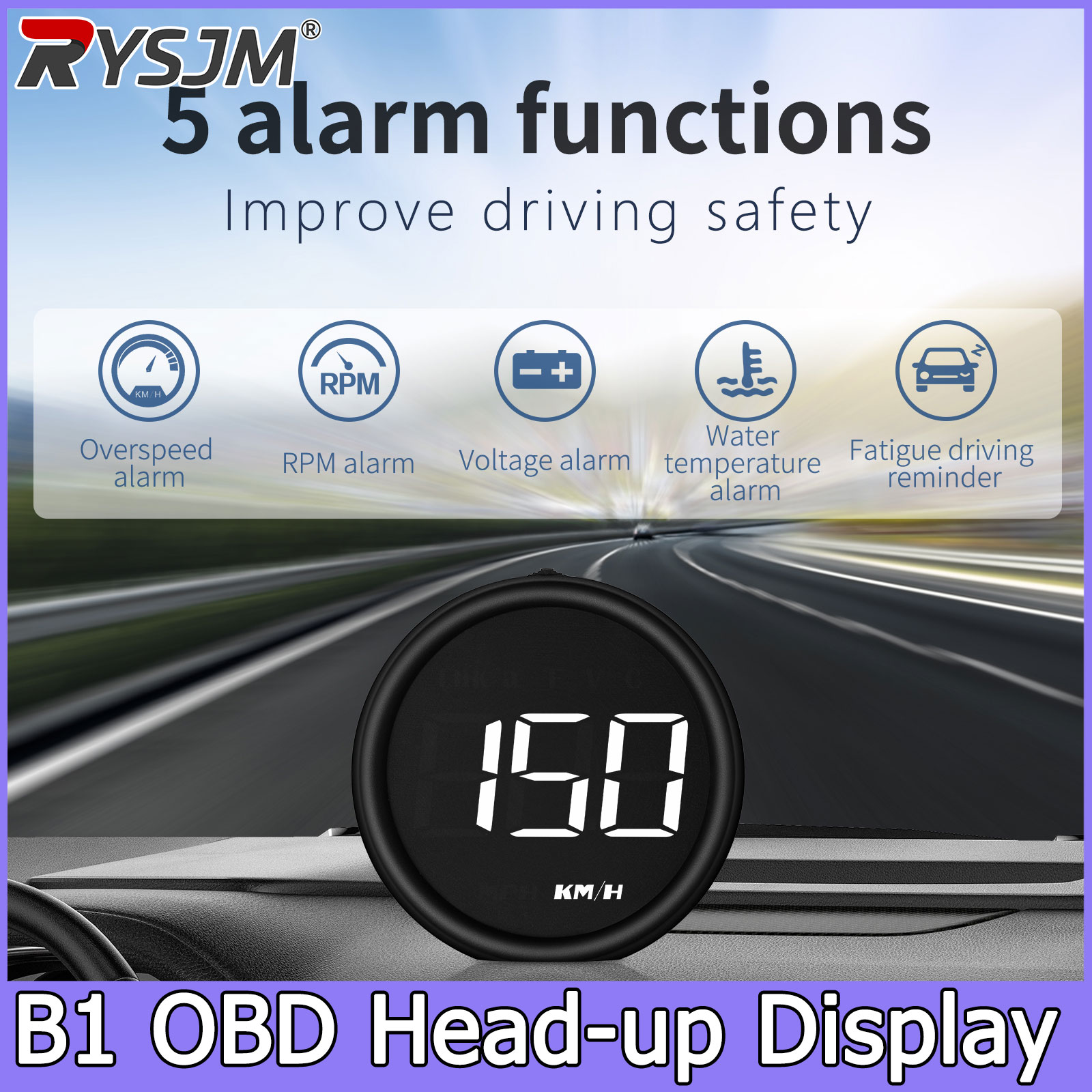 Electronics Gadgets For Car - Auto Car Speedometer B1 Obd2 On-board
