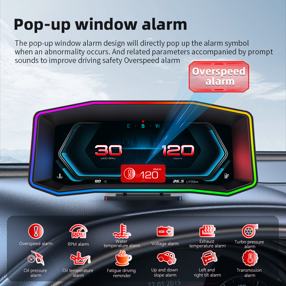 P3 P4 Car Head-up Display OBD2 - Electronics Gadgets For Car 리뷰 및 가격