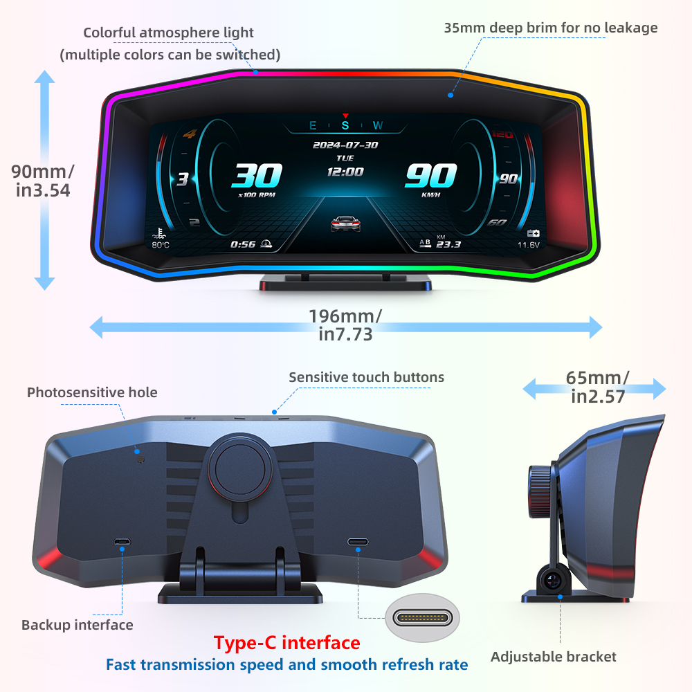 P3 P4 Car Head-up Display OBD2 - Electronics Gadgets For Car 리뷰 및 가격