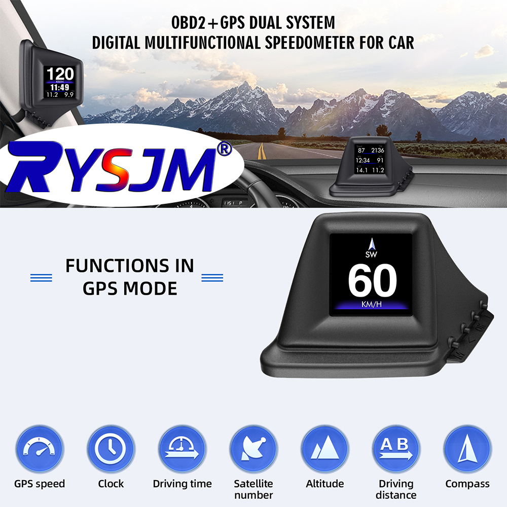 OBD2+GPS Multi-function HUD Ga - Electronics Gadgets And Accessories 리뷰 및 가격