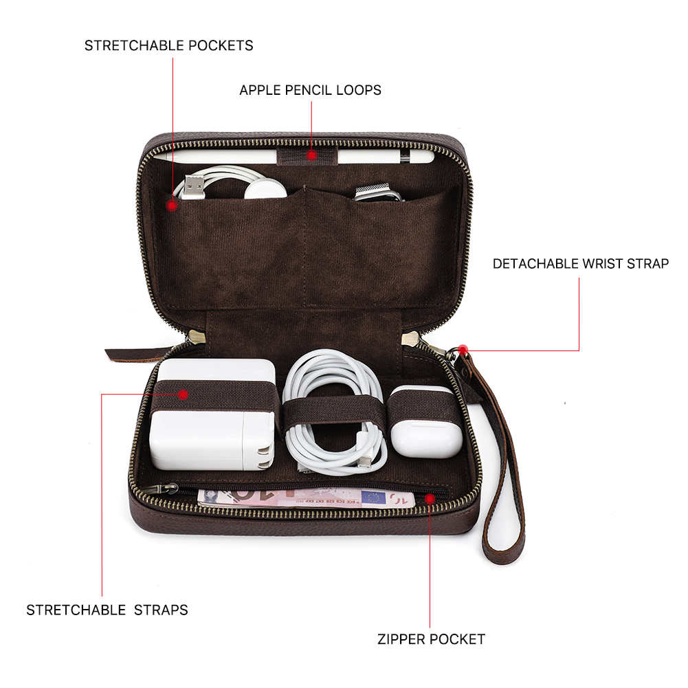 Genuine Leather Portable USB D - Electronics Gadgets And Accessories 리뷰 및 가격