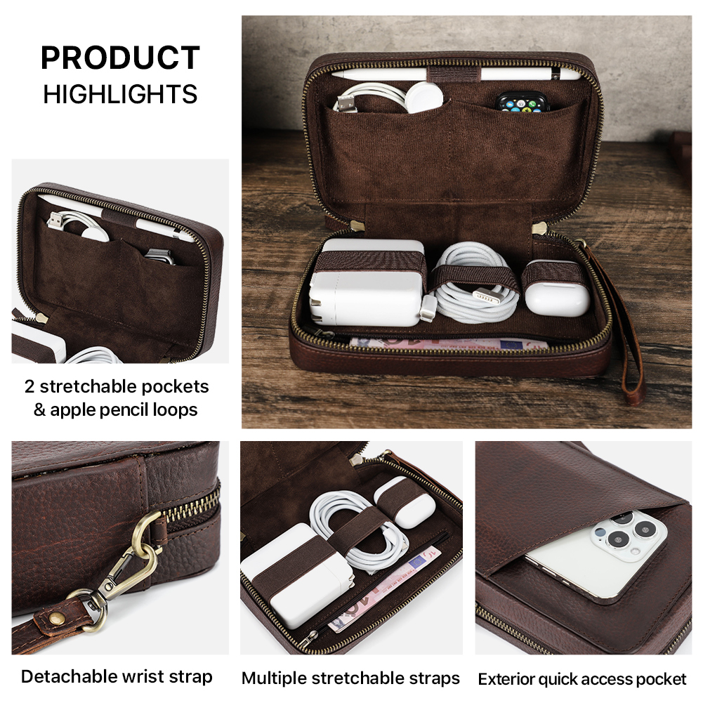Genuine Leather Portable USB D - Electronics Gadgets And Accessories 리뷰 및 가격