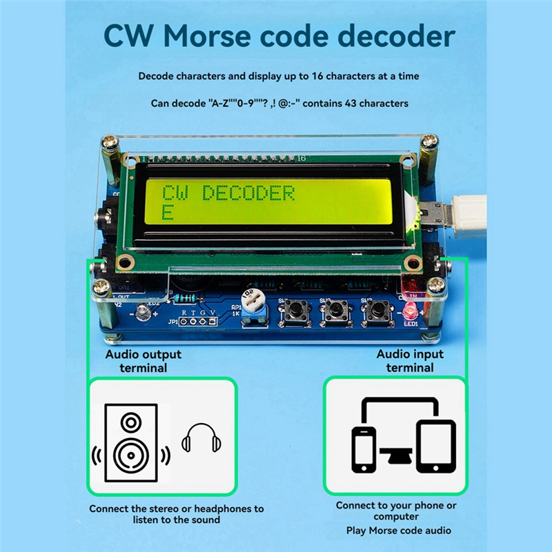 ELECT-CW Morse Code Decoder Bu - Election Electronics & Gadgets Store Woocommerce Theme 리뷰 및 가격