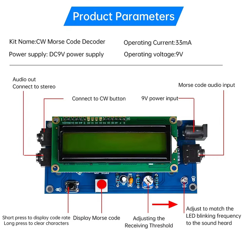 ELECT-2X DIY CW Trainer Decode - Election Electronics & Gadgets Store Woocommerce Theme 리뷰 및 가격