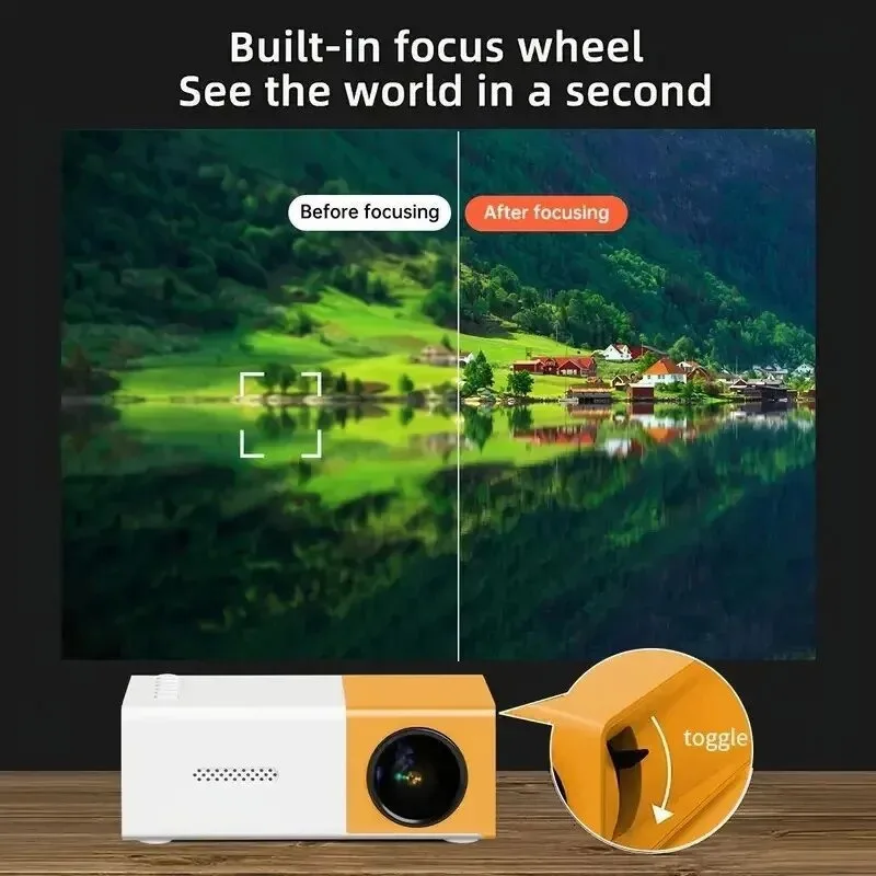 110V-220V Portable TV Projecto - Mini Projector Portable 리뷰 및 가격