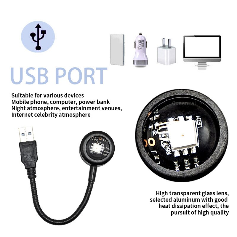 LED USB Sunset Lamp Projector  - Mini Projector Portable 리뷰 및 가격