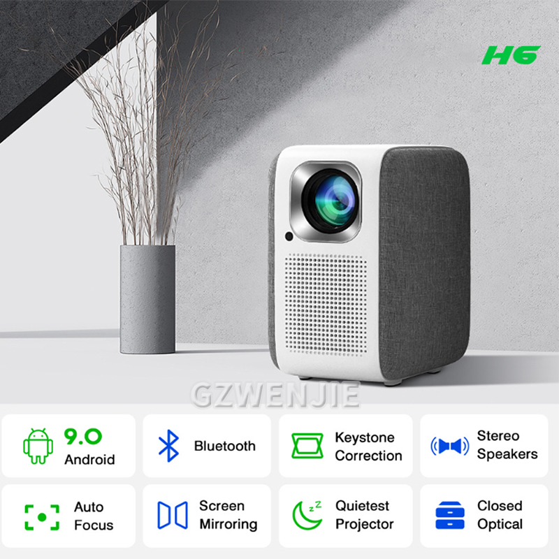 H6 Mini Projector LED 1080P Fu - Mini Projector Portable 리뷰 및 가격