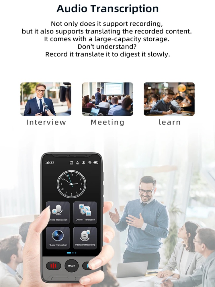 New Smart Accurate Voice Touch - Portable Translator Device 리뷰 및 가격