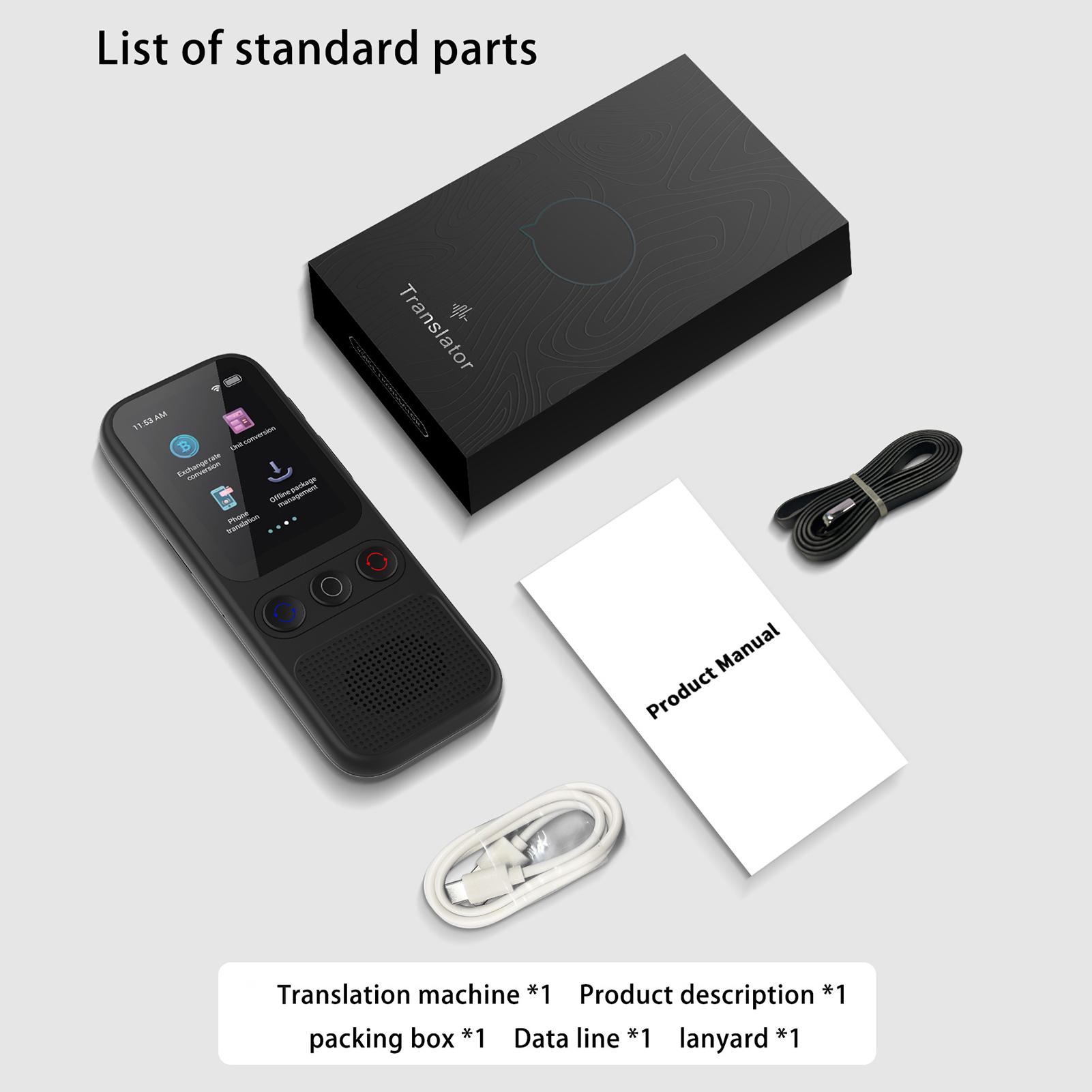 S80 Language AI Translator Dev - Portable Translator Device 리뷰 및 가격