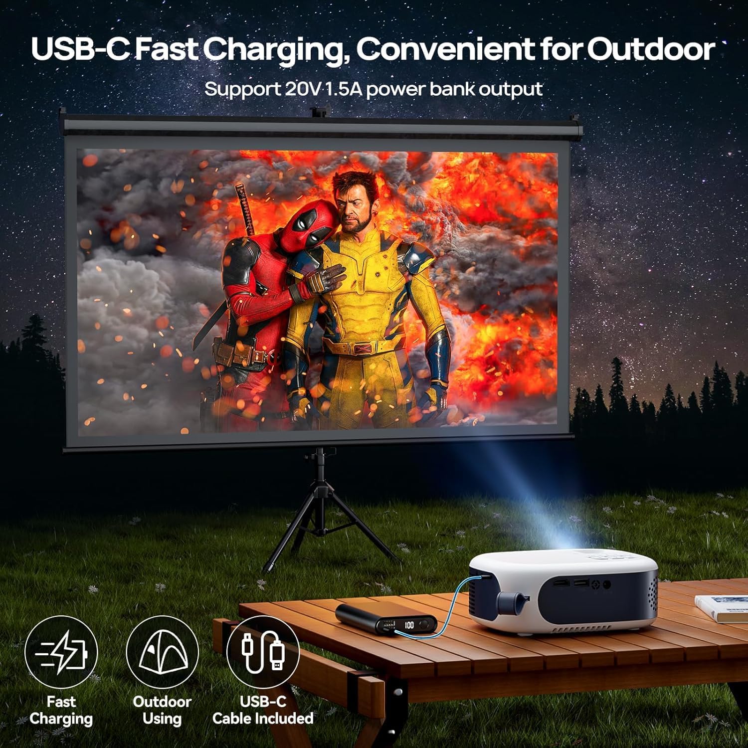 Mini Projector with WiFi and B - Mini Projector Portable 리뷰 및 가격
