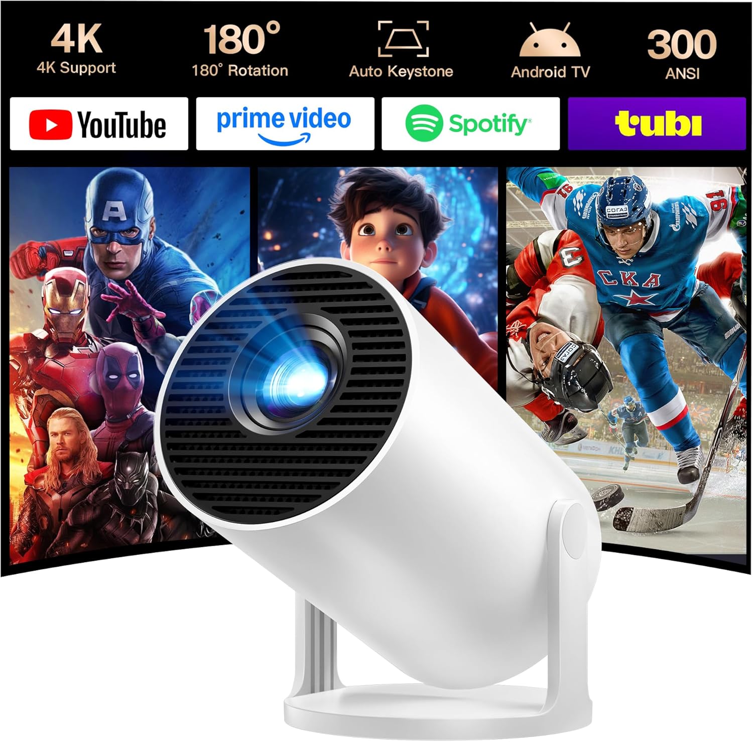 Mini Projector Android 14 OS 1 - Mini Projector Portable 리뷰 및 가격