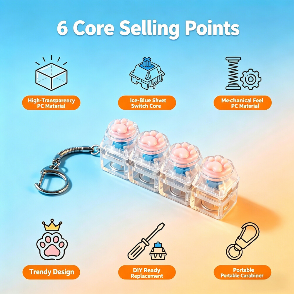 @@LED Keyboard Keychain Fidget - Electronics Gadgets For Kids 리뷰 및 가격