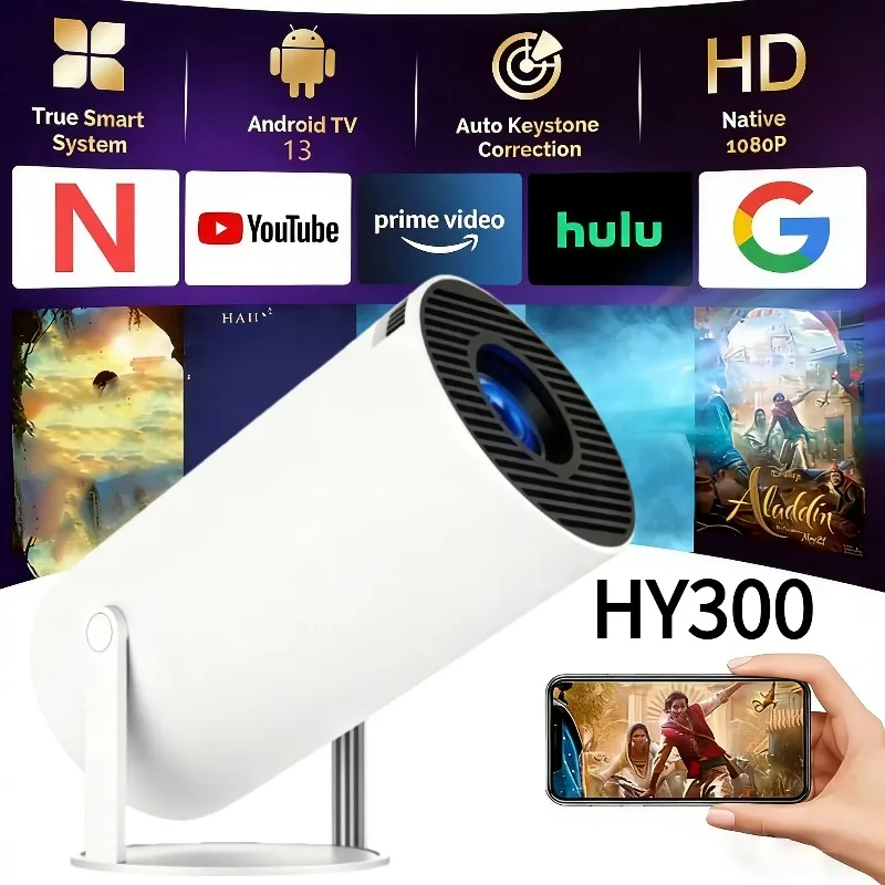 Hot Sale Projector 4K Android  - Mini Projector Portable 리뷰 및 가격