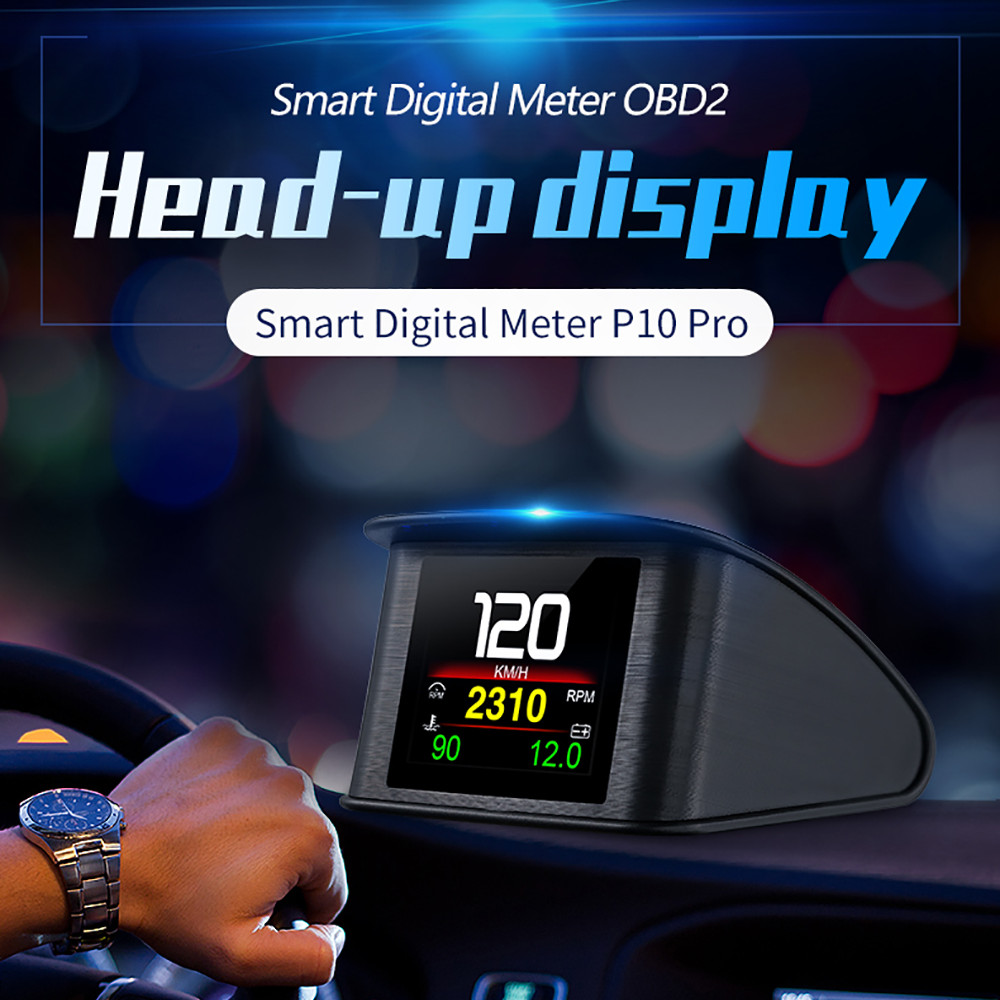 OBDII Smart Digital Meter P10  - Electronics Gadgets For Car 리뷰 및 가격