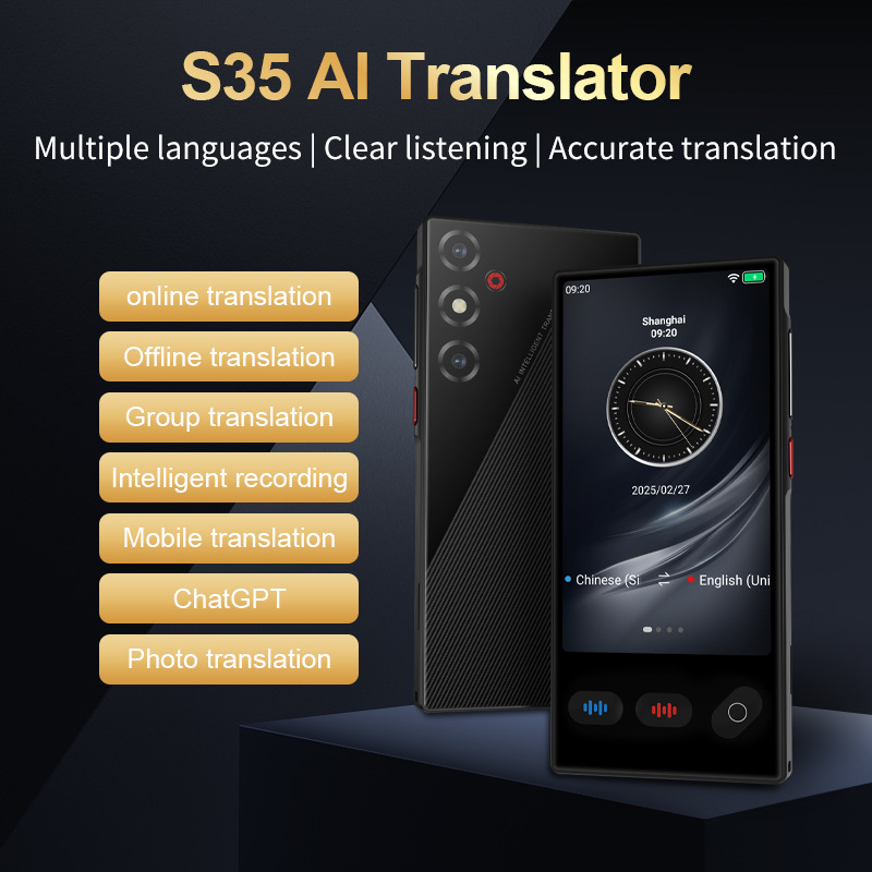 2025 S35 Instant Voice Transla - Portable Translator Device 리뷰 및 가격