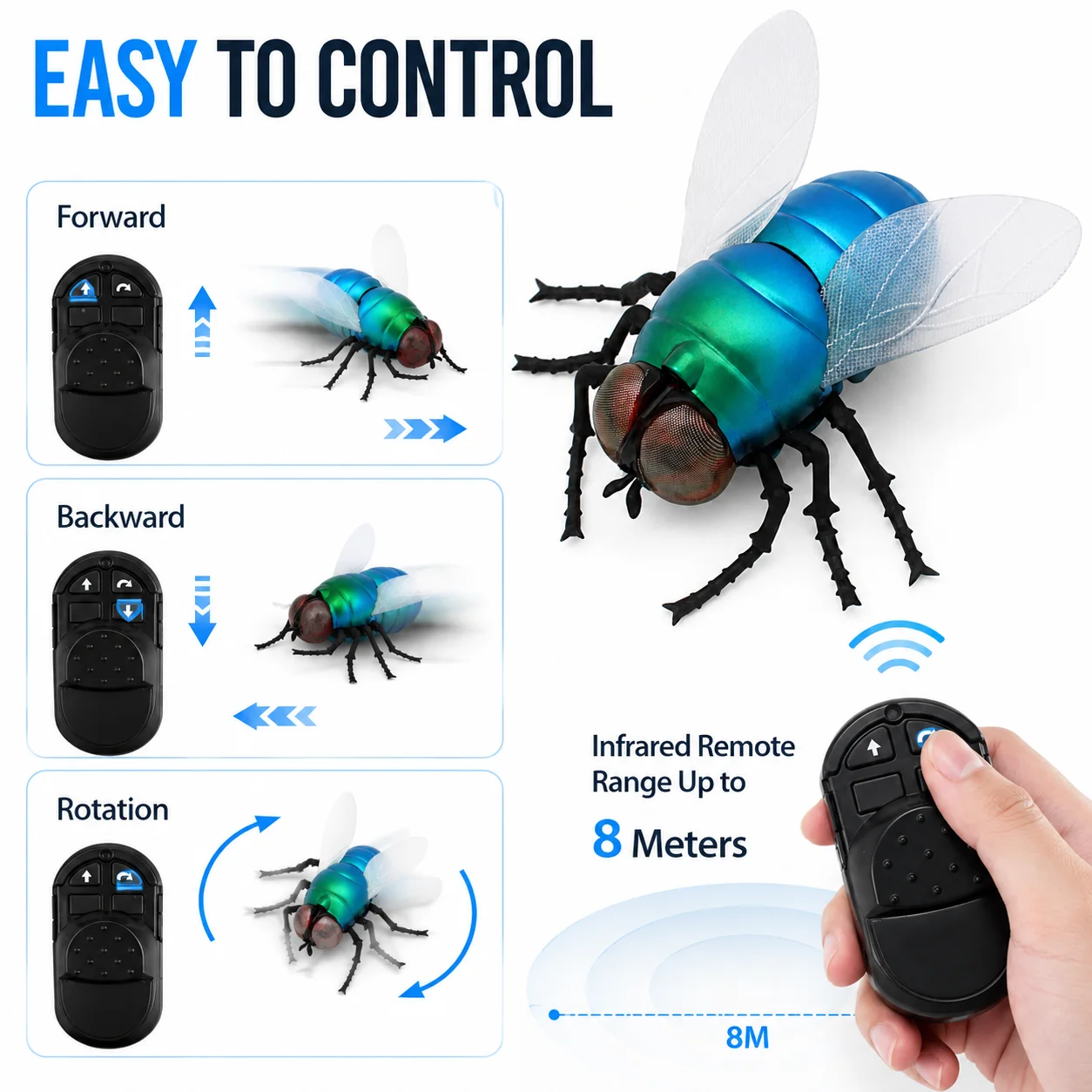 Infrared RC Fly Toy Realistic  - Electronics Gadgets For Kids 리뷰 및 가격