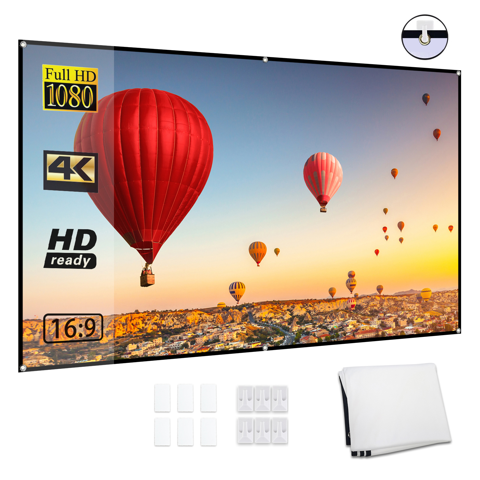 80-inch Portable HD Projector  - Mini Projector Portable 리뷰 및 가격
