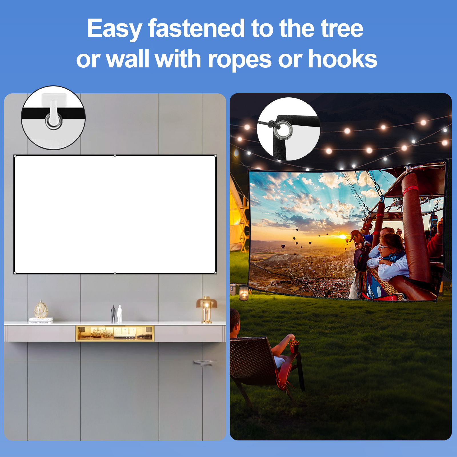 80-inch Portable HD Projector  - Mini Projector Portable 리뷰 및 가격