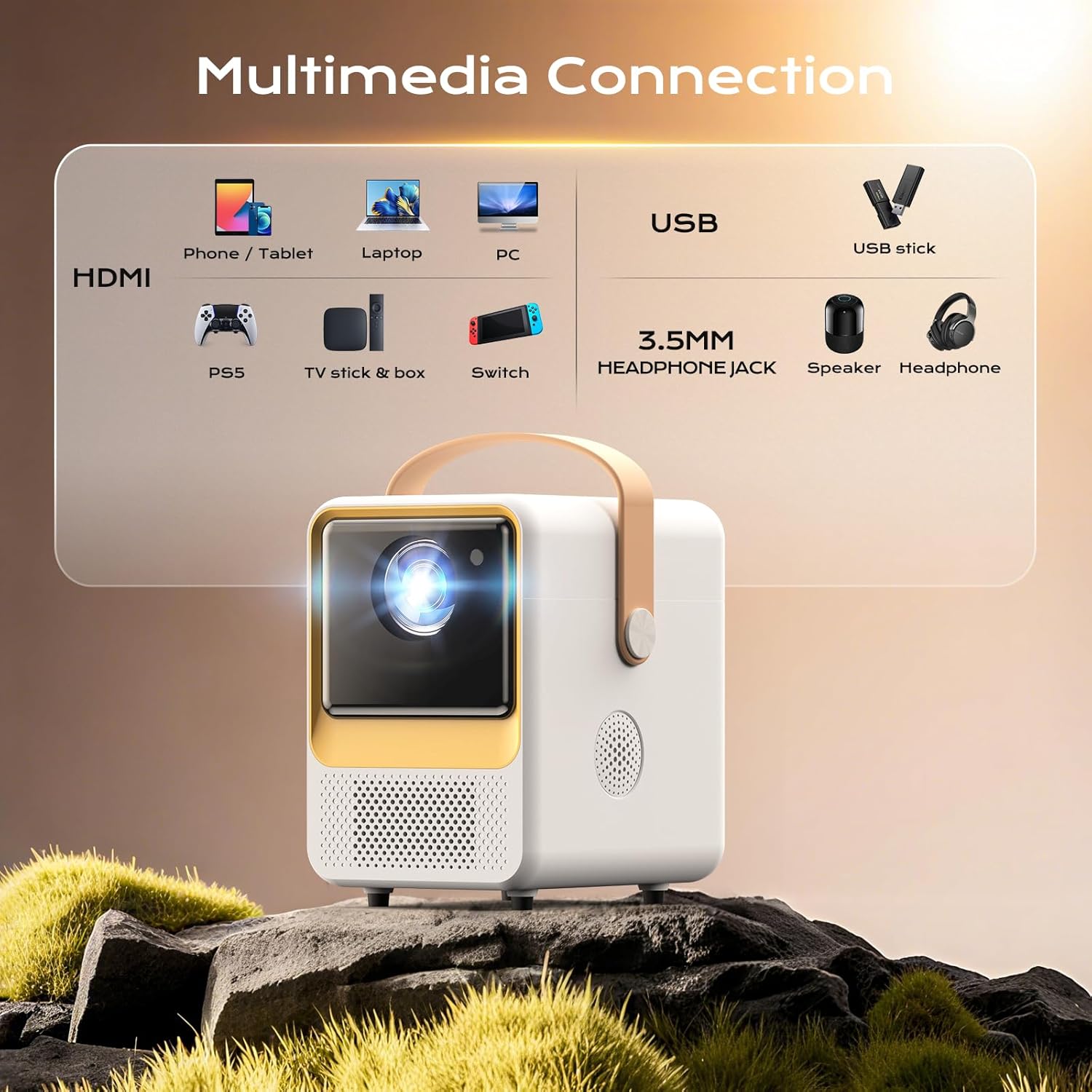 Mini Projector WiFi for Tuftin - Mini Projector Portable 리뷰 및 가격