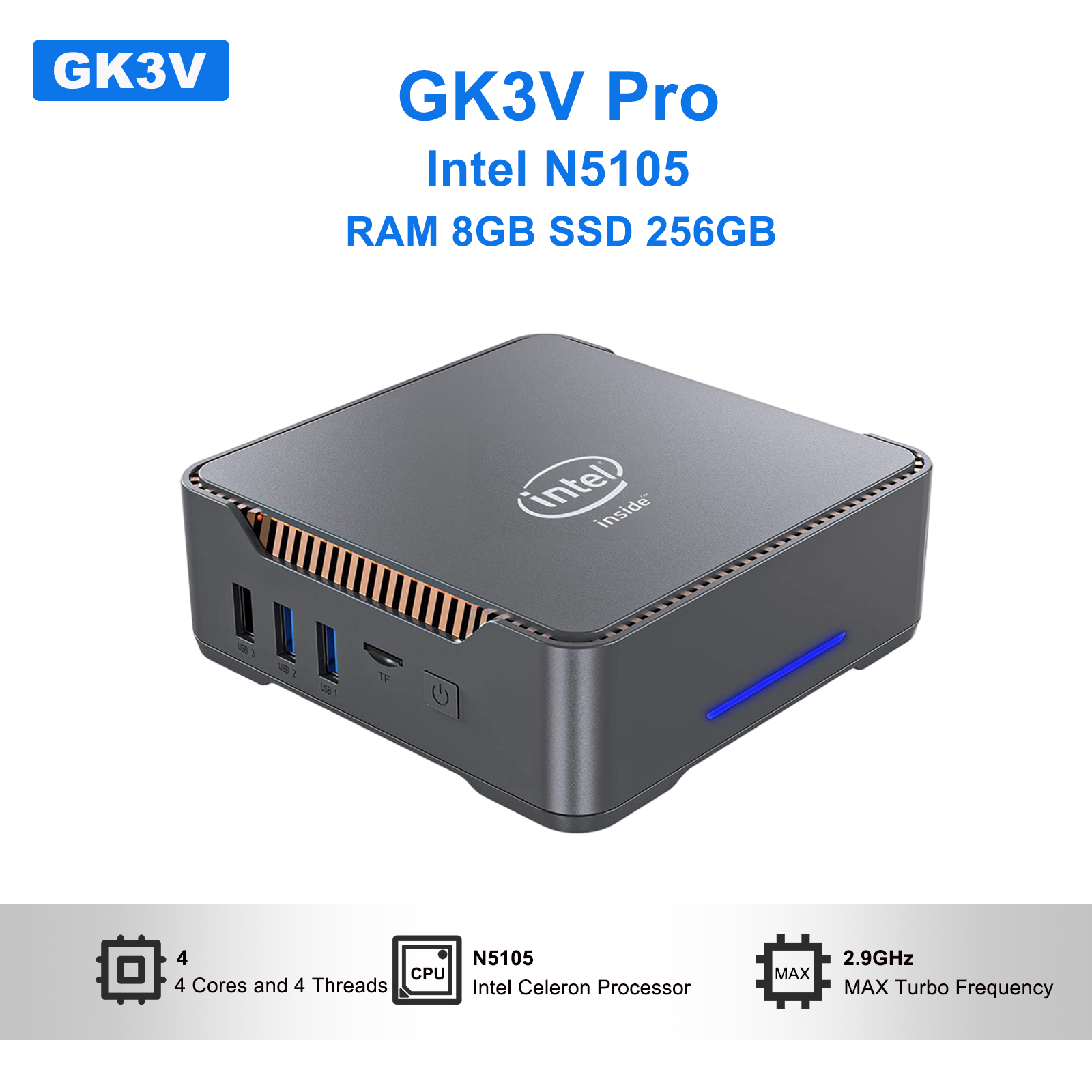 GK3V Pro mini pc Intel N5105 R - Mini Pc Windows 리뷰 및 가격