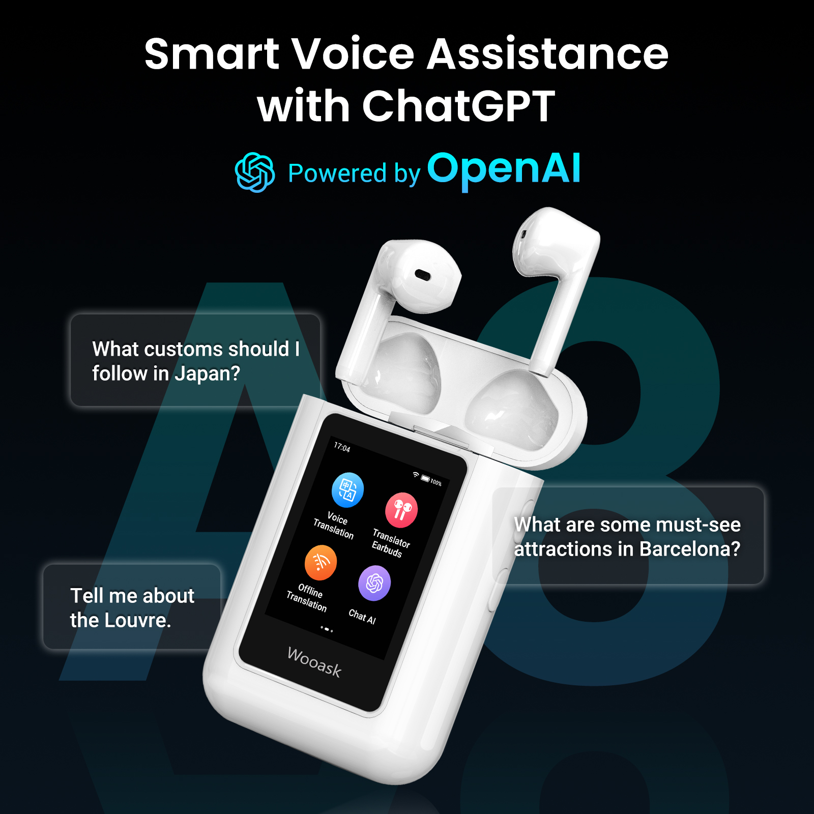 Wooask [A8] Translator Earbuds - Portable Translator Device 리뷰 및 가격