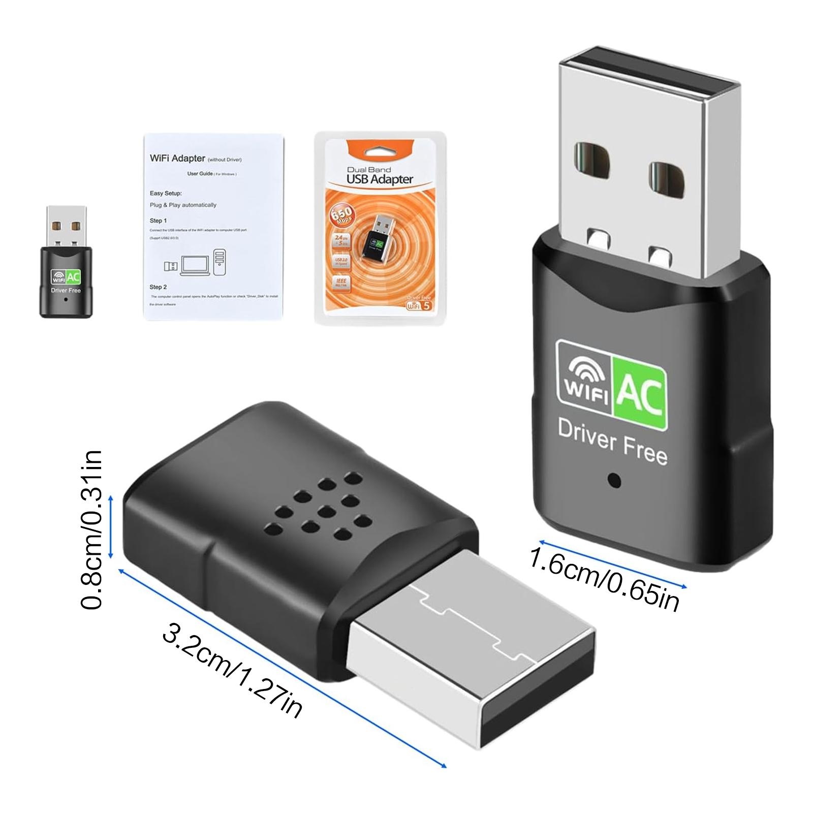 AC600 USB WiFi Adapter, Dual B - Mini Pc Windows 리뷰 및 가격