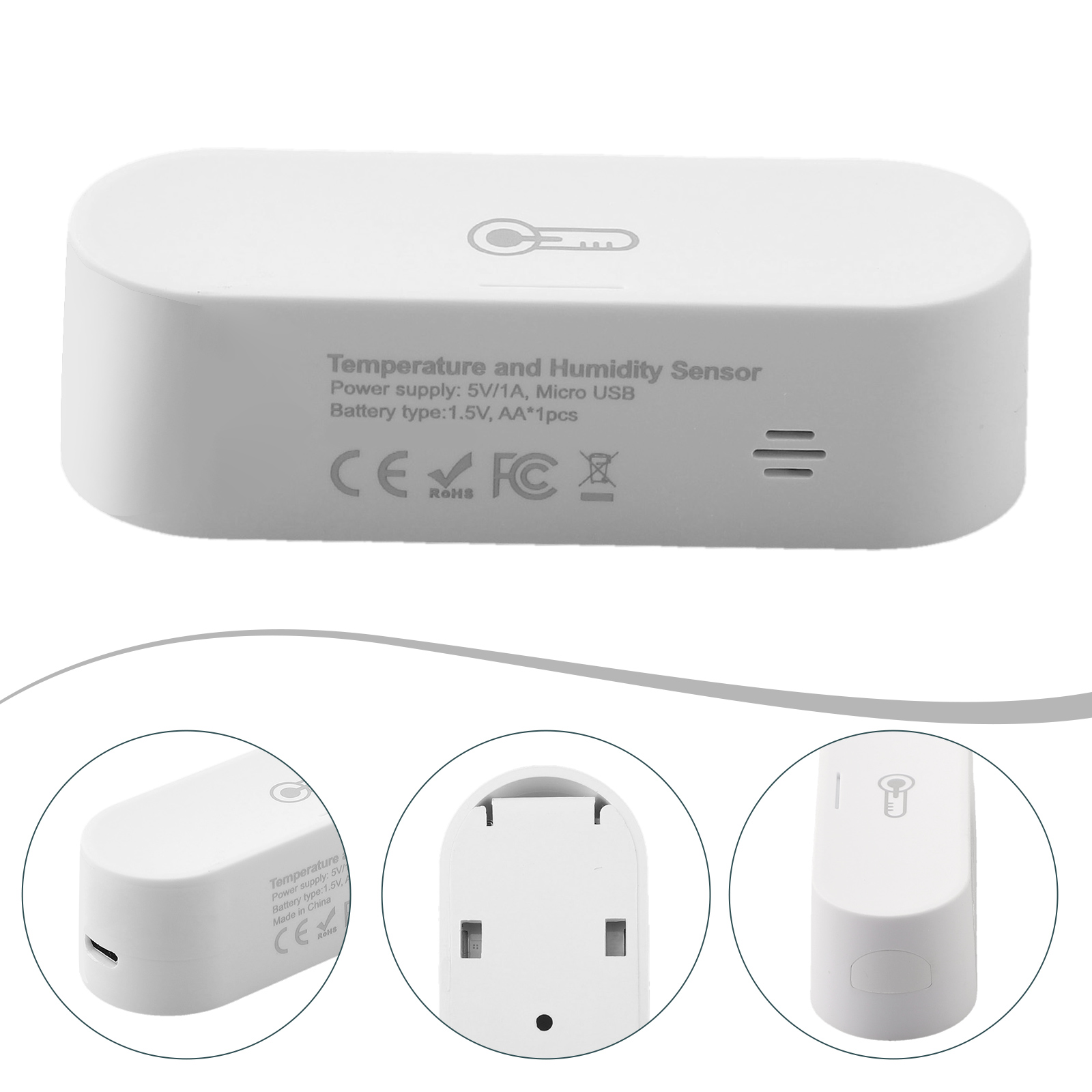 ~1pc Temperature And Humidity  - Electronics Gadgets For Home 리뷰 및 가격