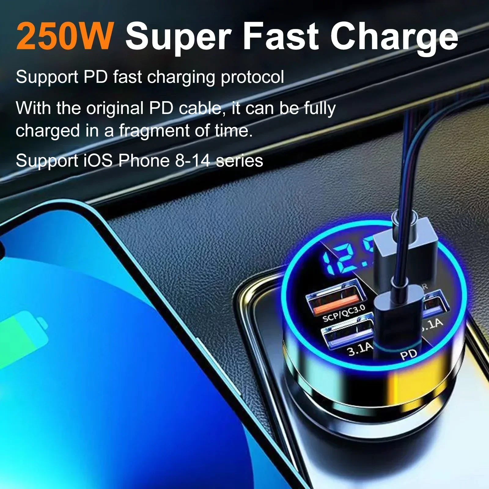 250W Super Fast Charging Car C - Election Electronics & Gadgets Store Woocommerce Theme 리뷰 및 가격